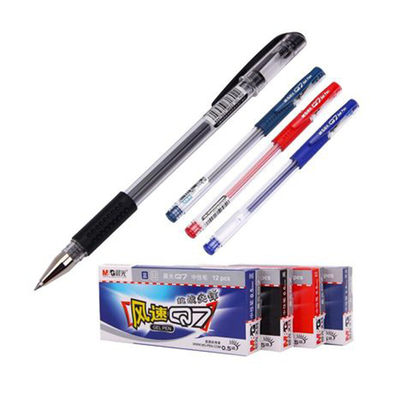 晨光（M&G）  Q7-0.5mm中性笔  24支笔(20黑+2红+2蓝)【送20支黑笔芯】