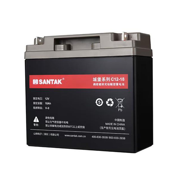 SANTAK/山特  蓄电池  C12-18铅酸免维护蓄电池12V18AH